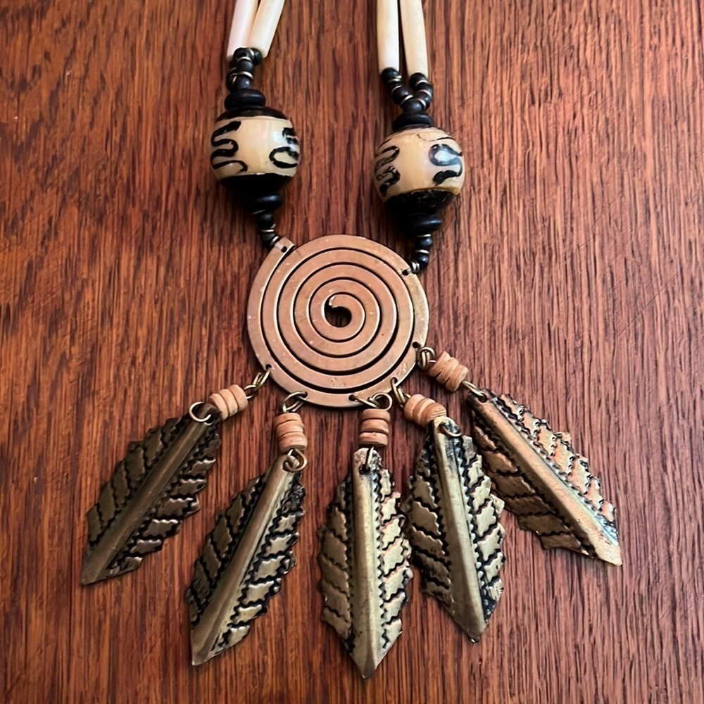 No Brand Native American 14 inch long necklace.